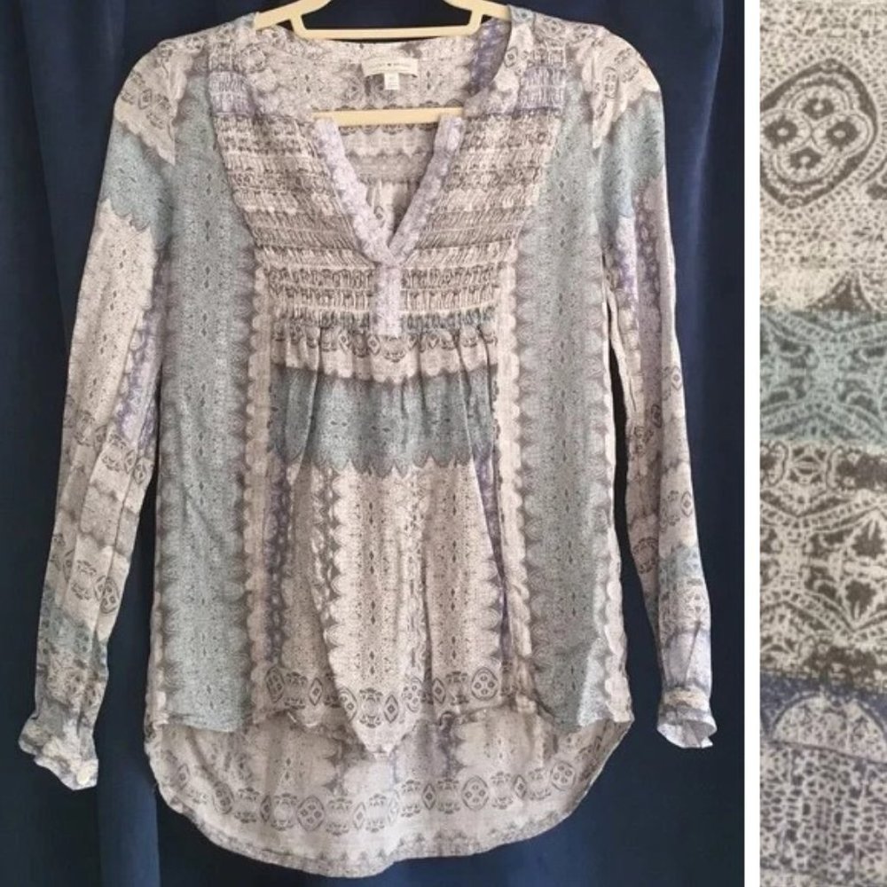 Lucky Brand | Smocked Blouse